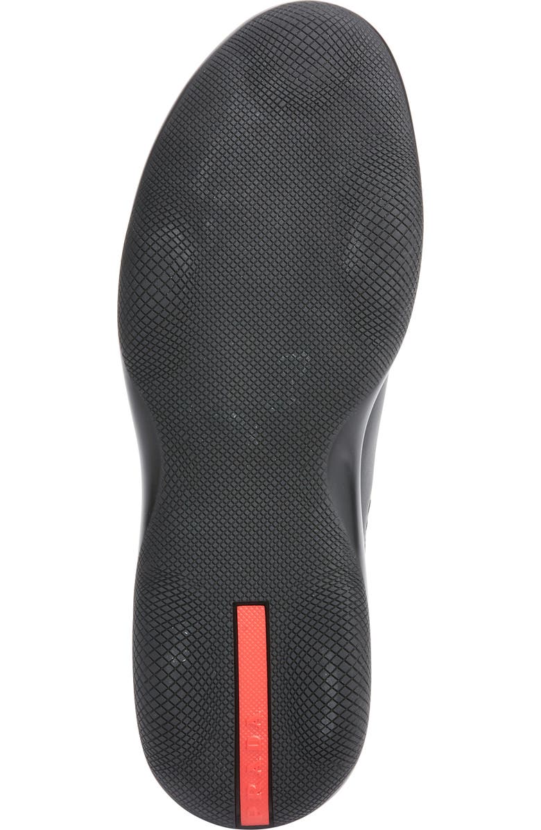 Prada America's Cup Chelsea Boot, Alternate, color, Nero