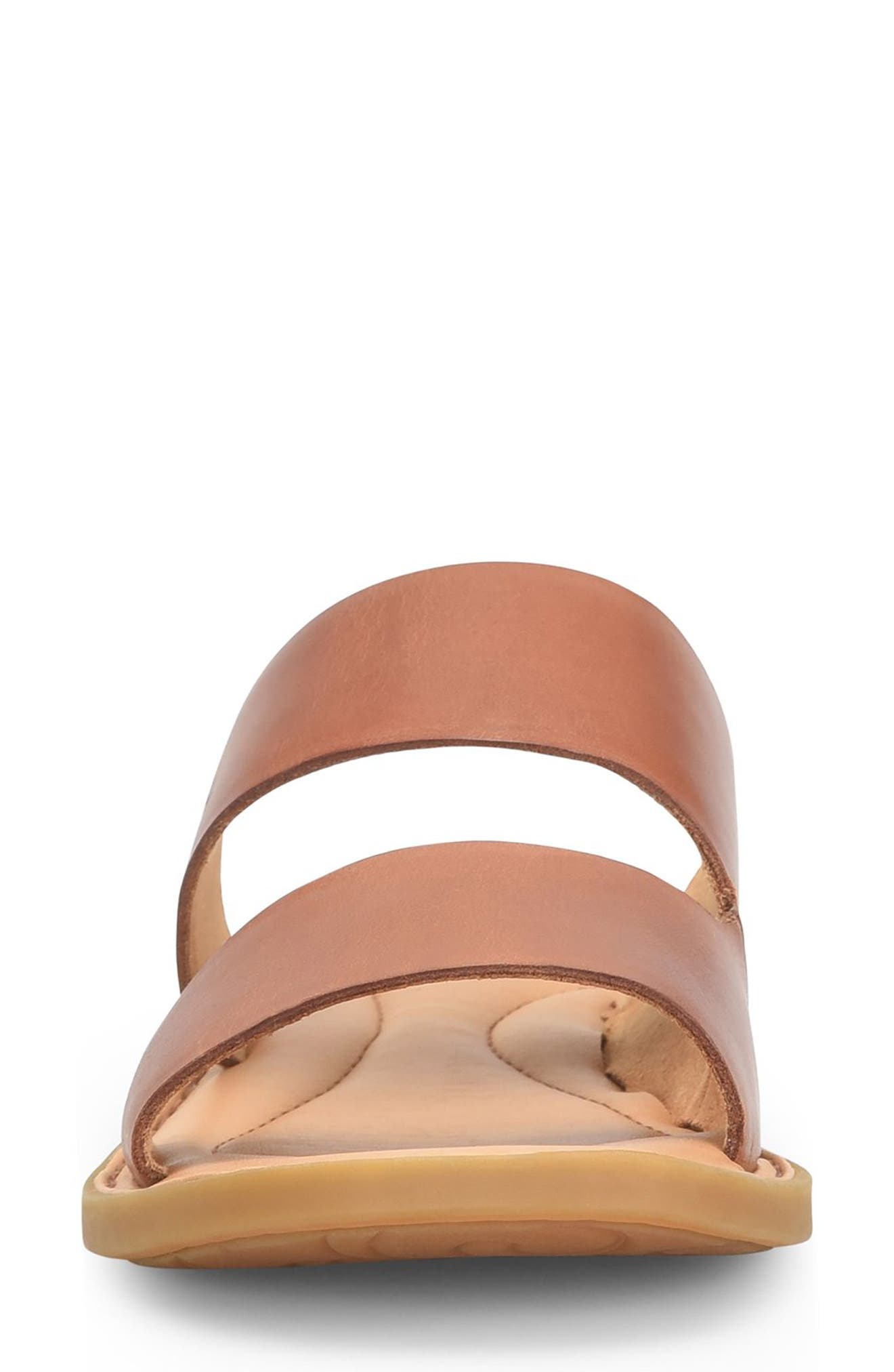 Børn Mika Sandal, Alternate, color, Brown Leather