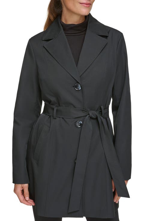 Belted Water Resistant Trench Coat