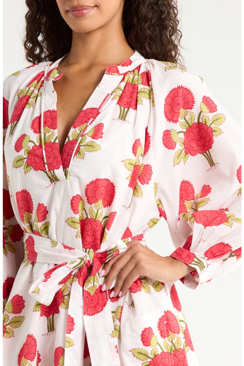 Kaia Floral Print Long Sleeve Dress, Alternate, color, BLOOM POEM
