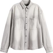 AllSaints Al Denim Button-Up Shirt