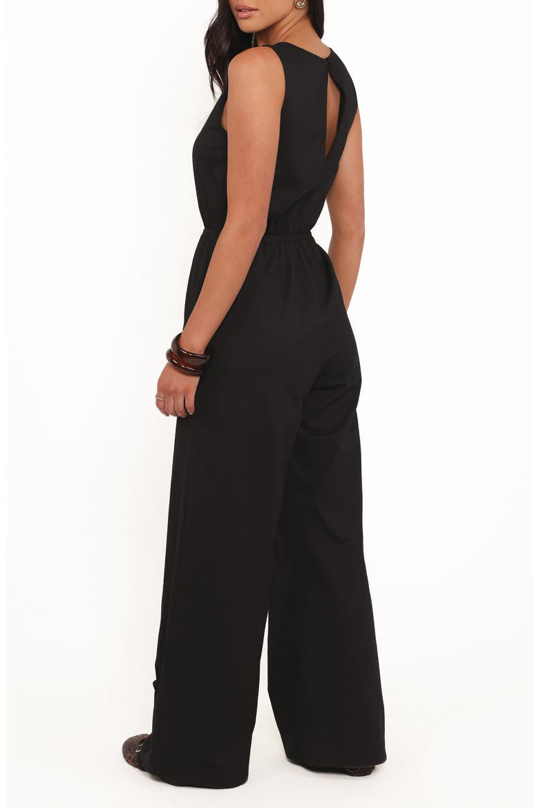 Sansa Stretch Jumpsuit, Alternate, color, BLACK