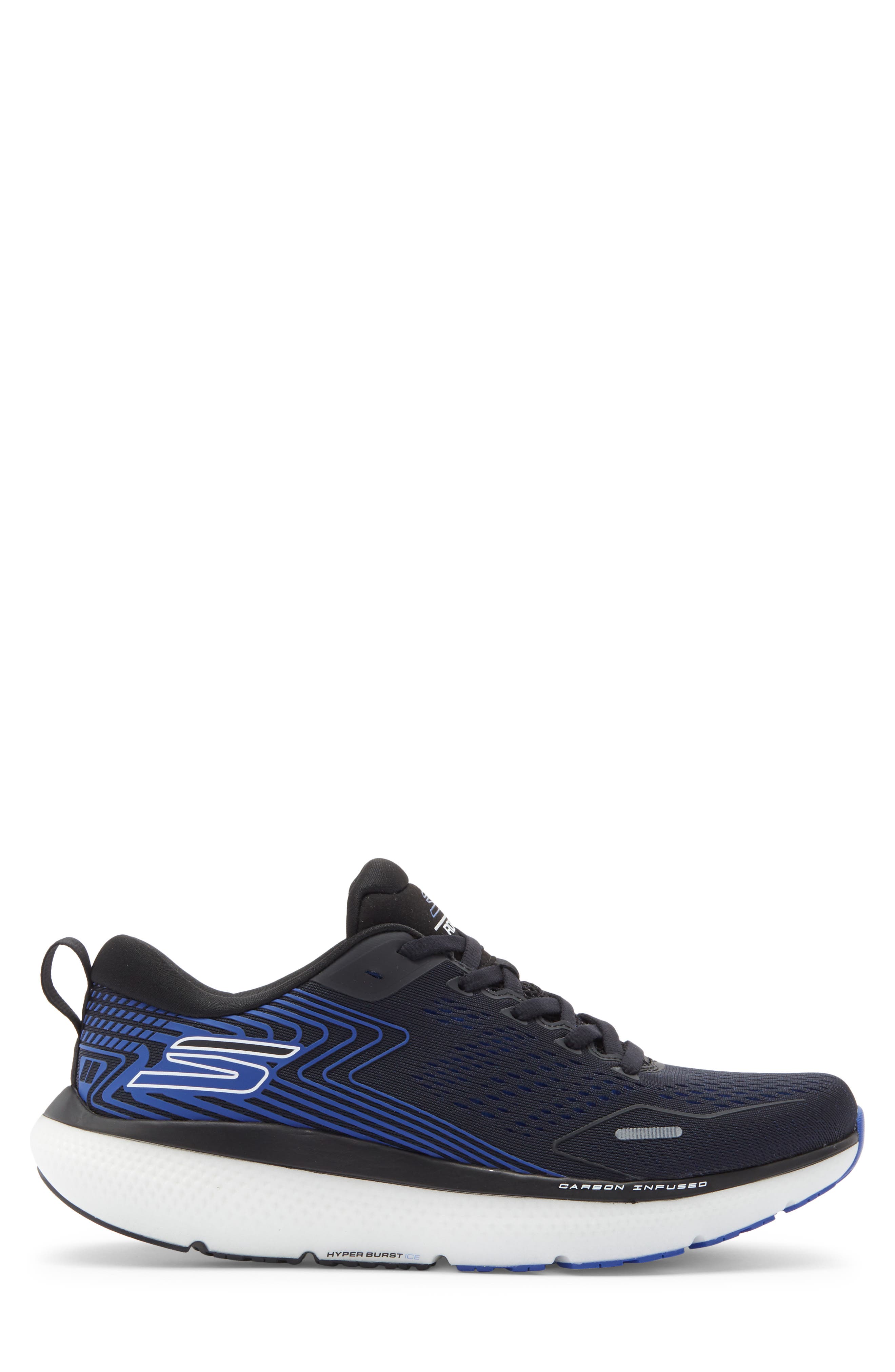 SKECHERS GO RUN Max Ride 11 Running Shoe, Alternate, color, Black/ Blue