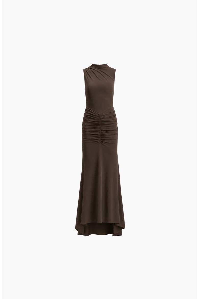 Elina Dress, Alternate, color, Chocolate Brown