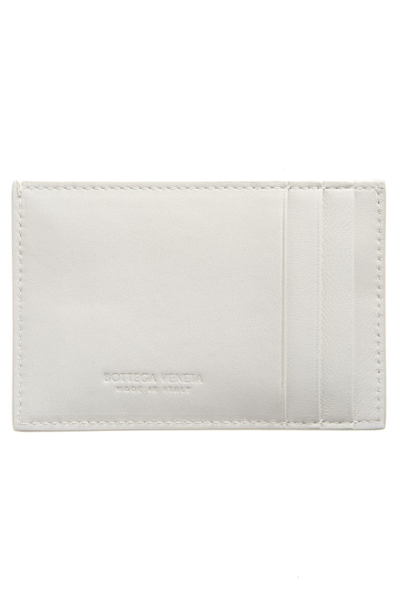 Bottega Veneta Intrecciato Leather Card Case, Alternate, color,
