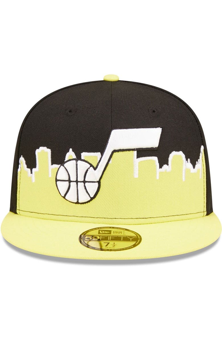 New Era Men's New Era Gold/Black Utah Jazz 2022 Tip-Off 59FIFTY Fitted Hat, Alternate, color, 