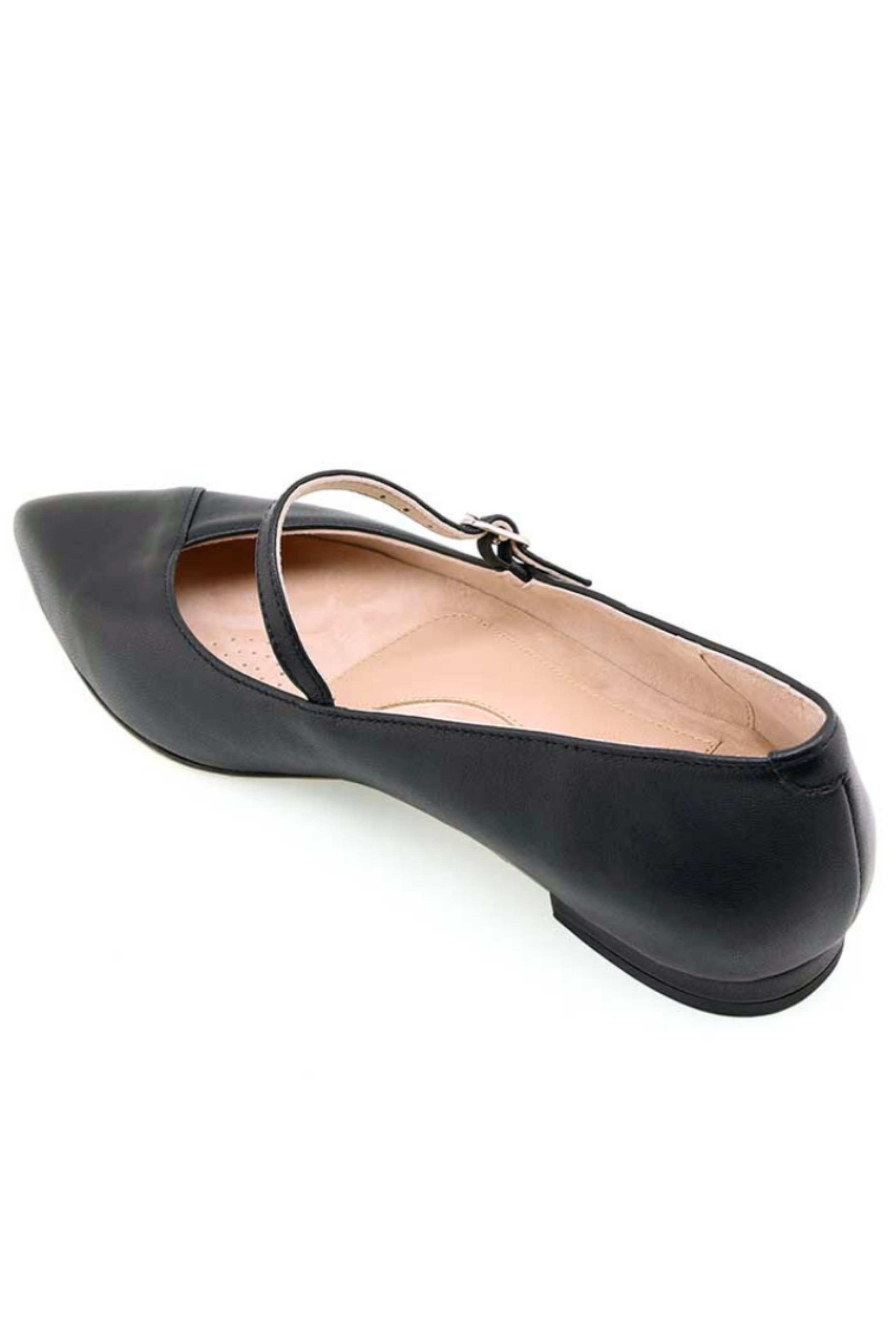 ALLY Shoes Mary Jane Forever Flat, Alternate, color, Black Leather