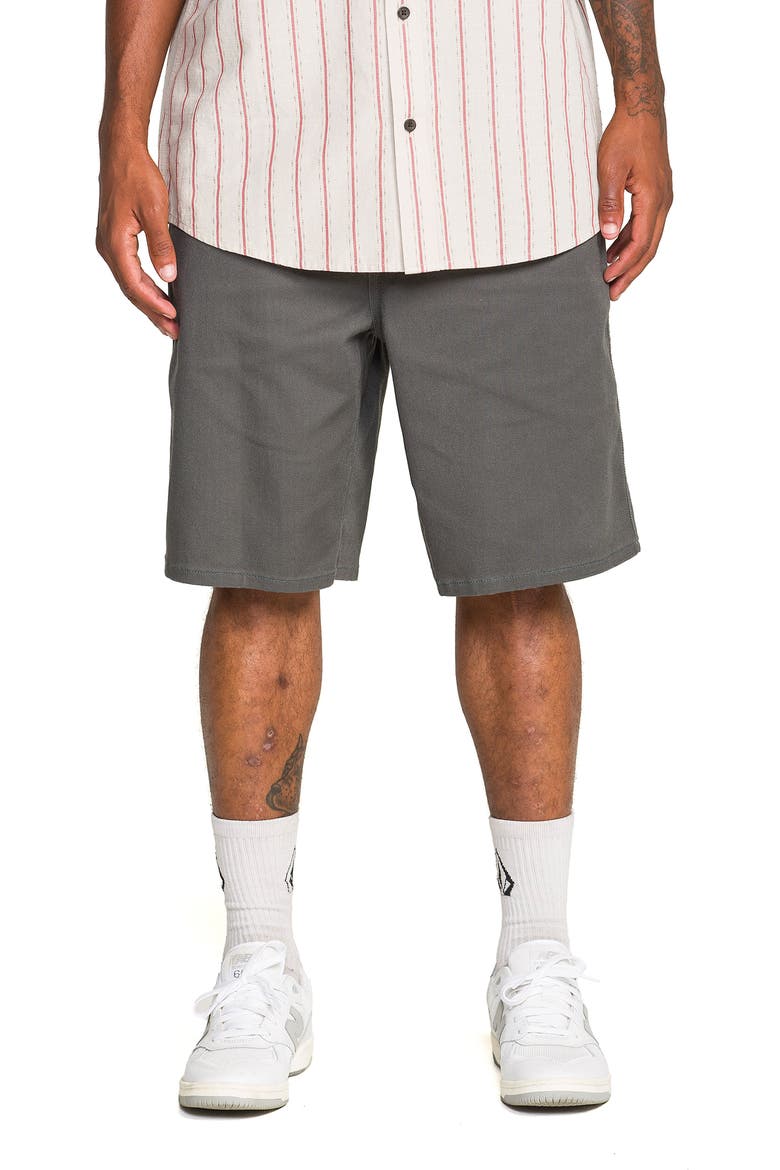 Billow Loose Fit Shorts, Main, color, CASTLEROCK