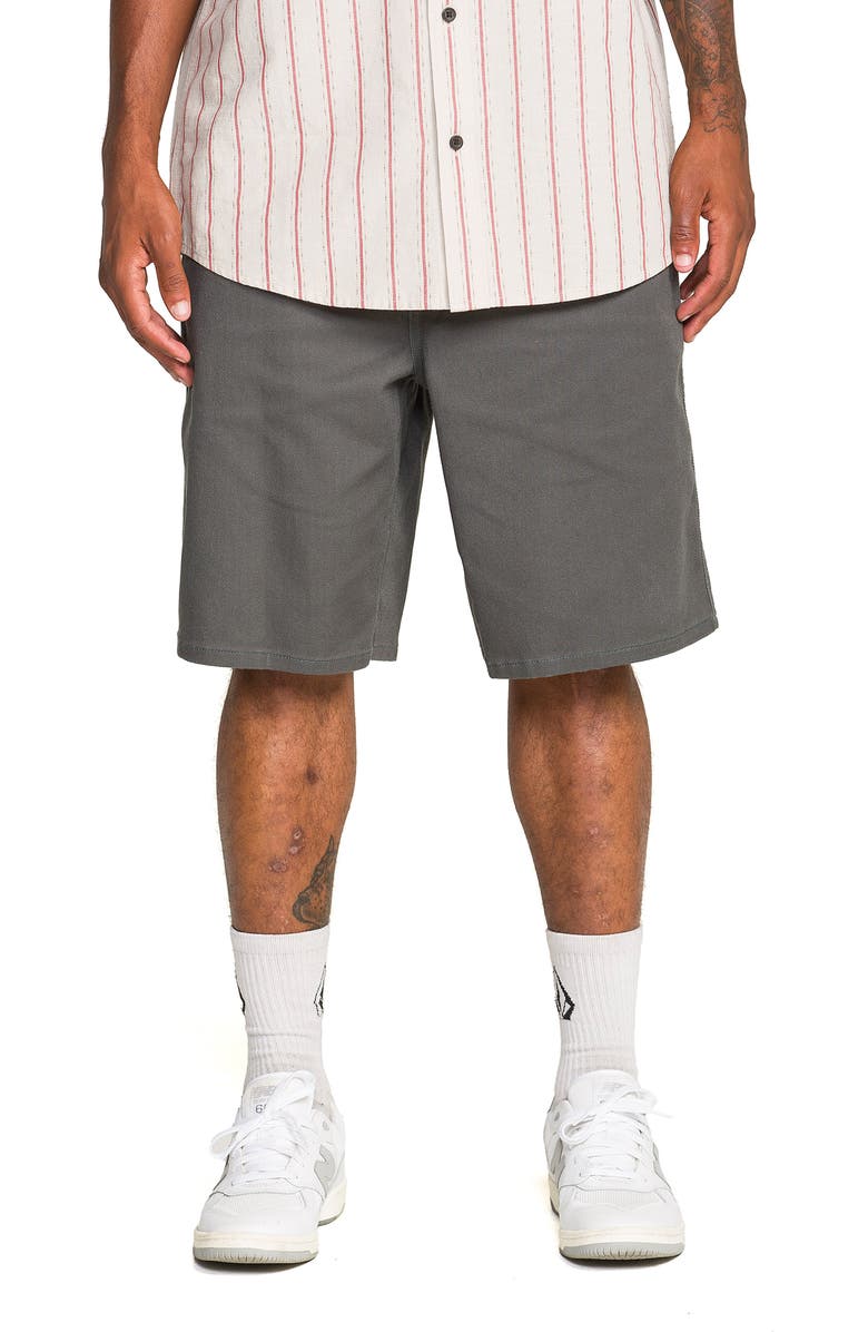 Volcom Billow Loose Fit Shorts, Main, color, Castlerock