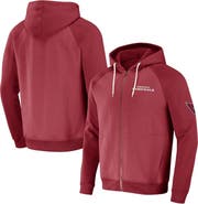 NFL X DARIUS RUCKER Men's NFL x Darius Rucker Collection by Fanatics Cardinal Arizona Cardinals Raglan Full-Zip Hoodie