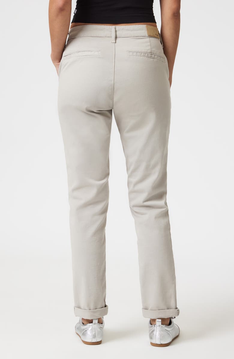 Mavi Jeans Kathleen Slim Straight Leg Stretch Chinos, Alternate, color, Mercury Casual Twill