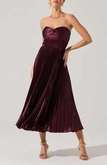 ASTR the Label Ascella Strapless A-Line Dress