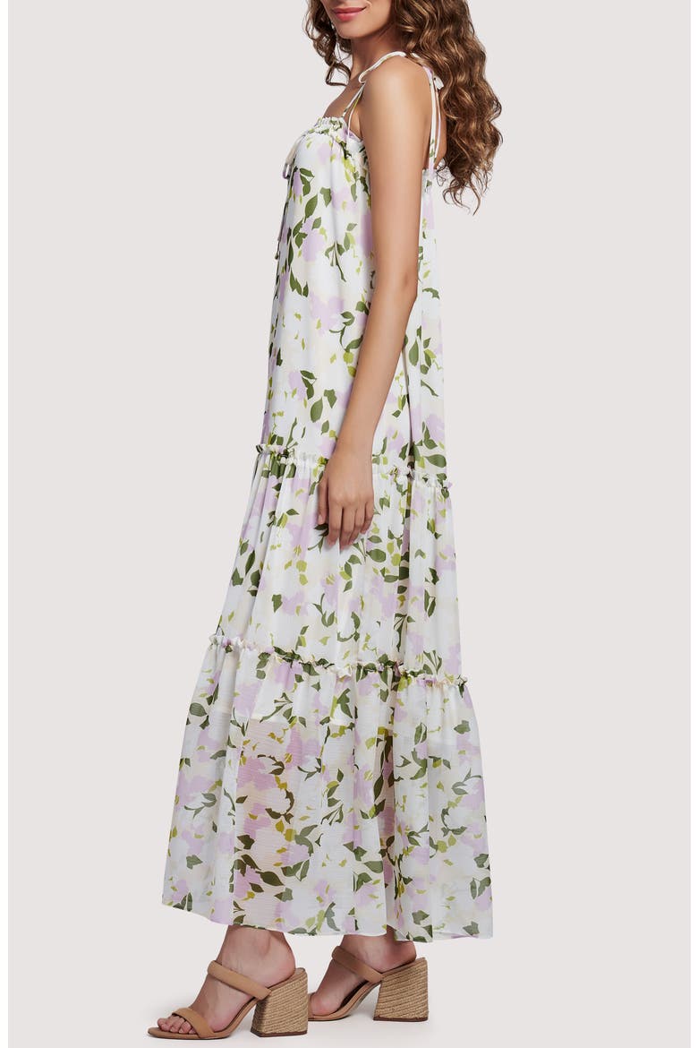 Sweet Pea Floral Maxi Dress, Alternate, color, LAVENDER FLORAL