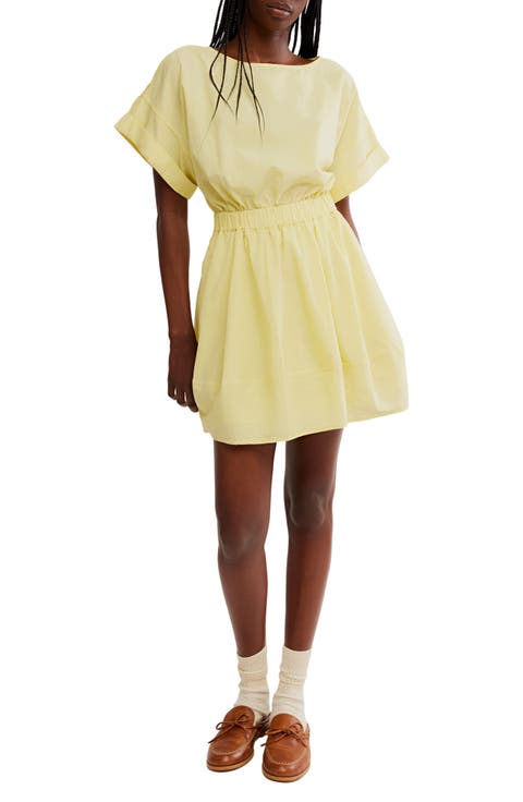 Full Time Fun Cotton Poplin Minidress