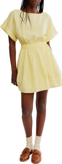 Full Time Fun Cotton Poplin Minidress