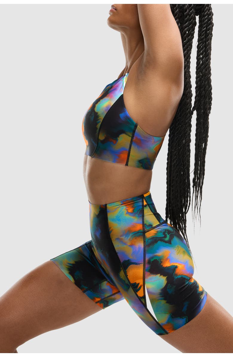 Peloton Printed PaceForm 5" Airated Run Short, Alternate, color, Heatmap Print