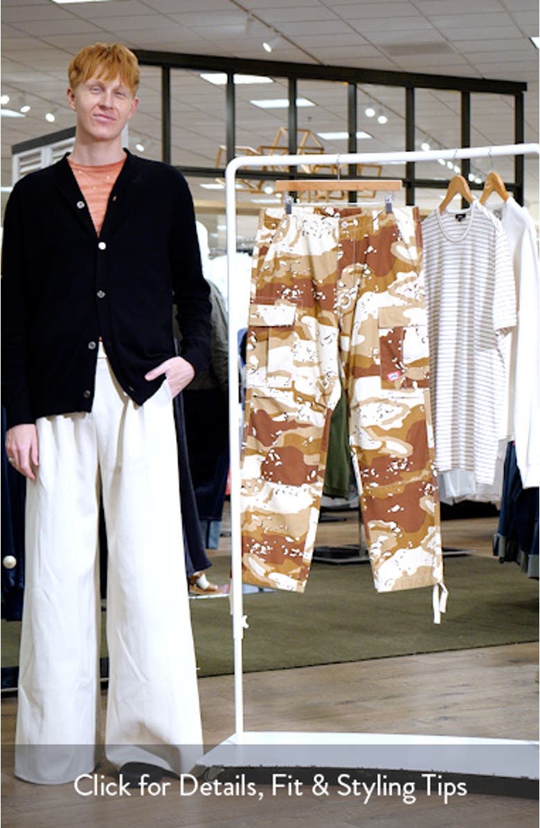 Fatigue Camo Ripstop Cargo Pants, sales video thumbnail