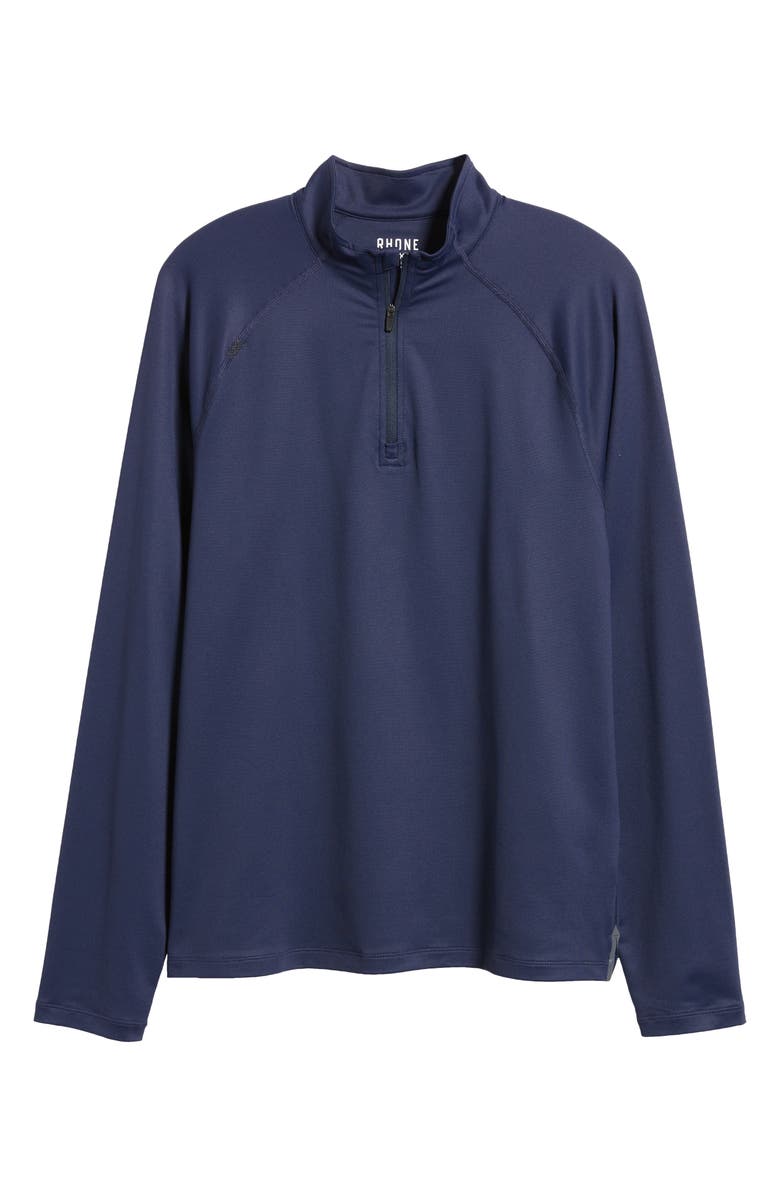Rhone Session Quarter Zip Pullover, Alternate, color, Navy