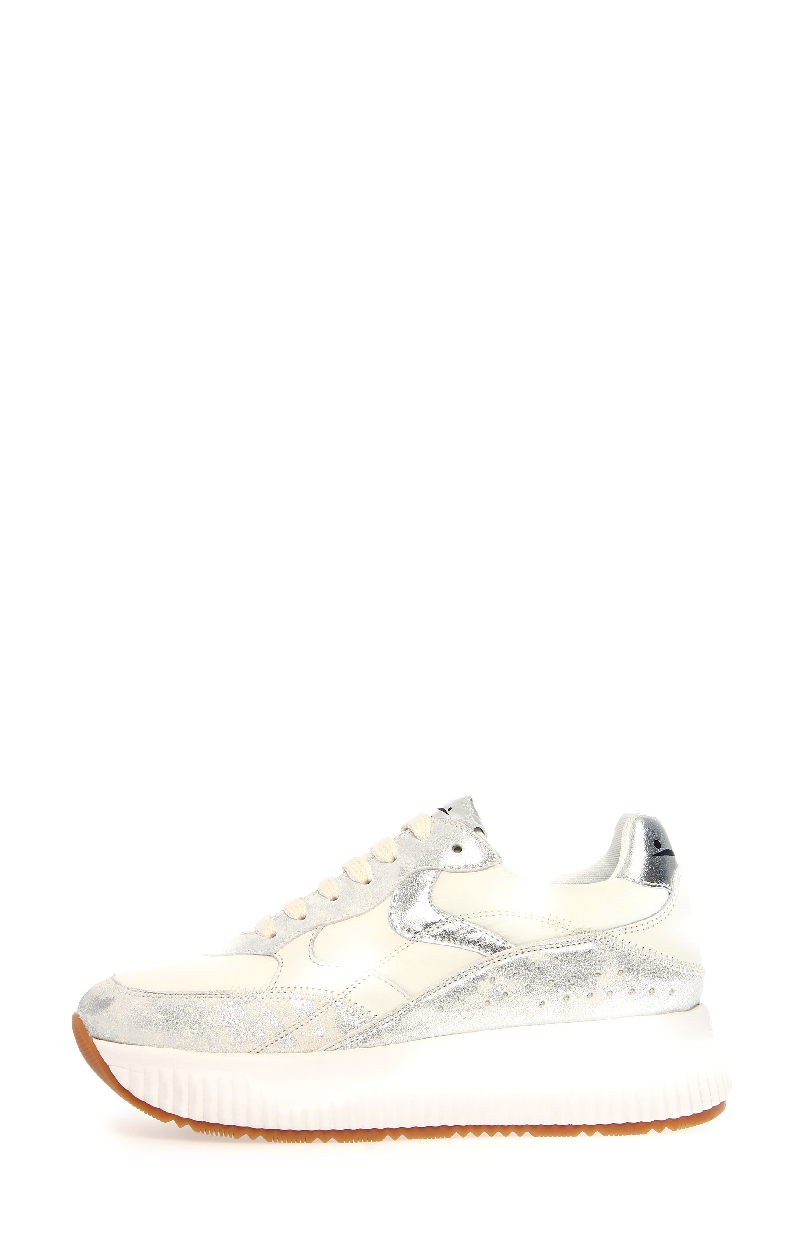 Voile Blanche Lana Fresh Platform Sneaker, Alternate, color, Silver White