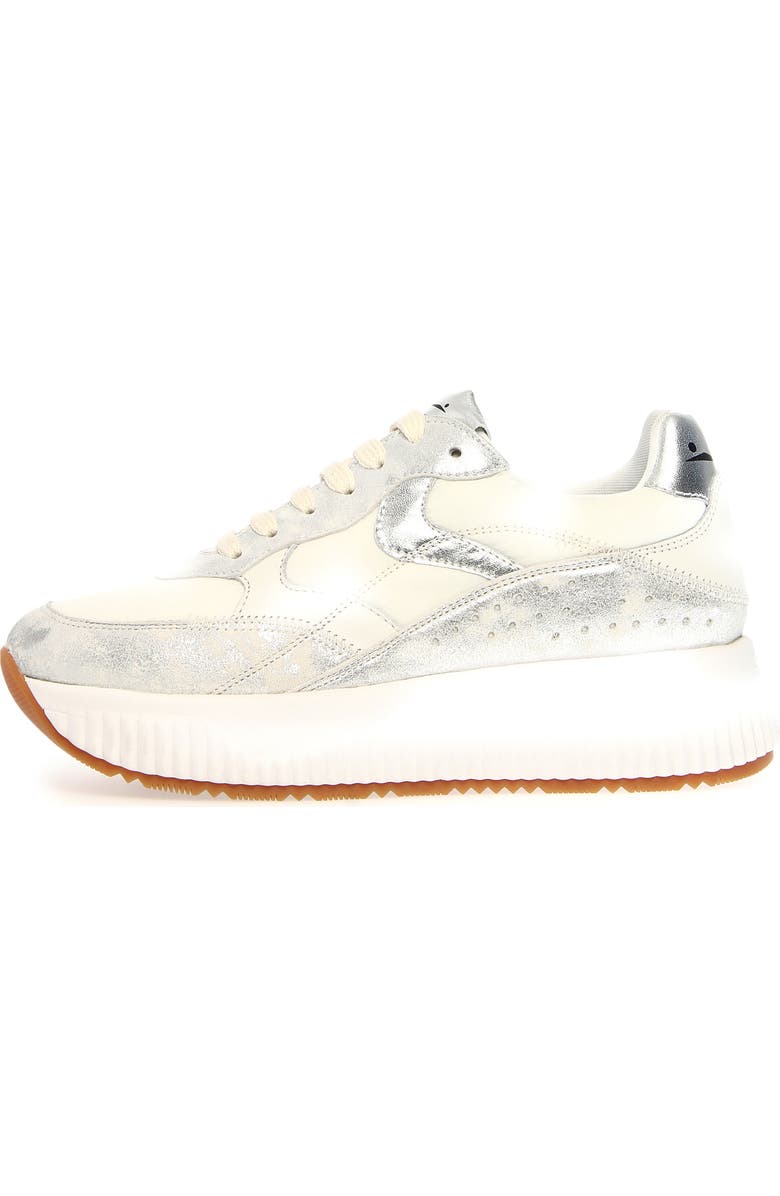 Voile Blanche Lana Fresh Platform Sneaker, Alternate, color, Silver White