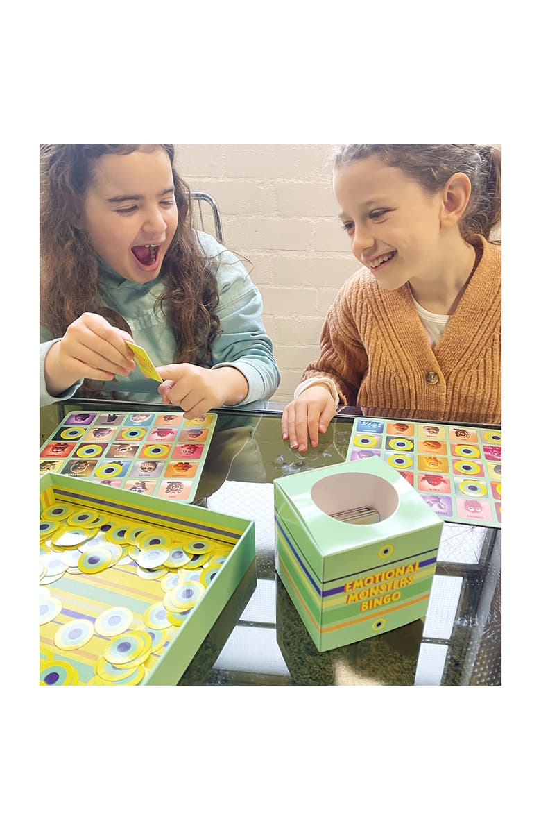 Journey of Something Emotional Monsters Bingo, Learn Feelings Through Play, Alternate, color,