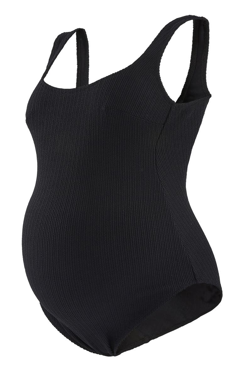 Cache Coeur Maternity swimsuit Bayside, Alternate, color, Black