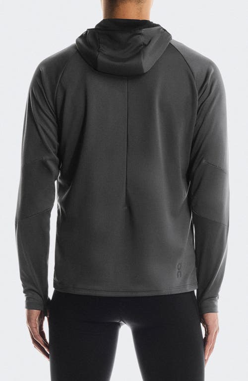 On Climate Zip Hoodie In Gray