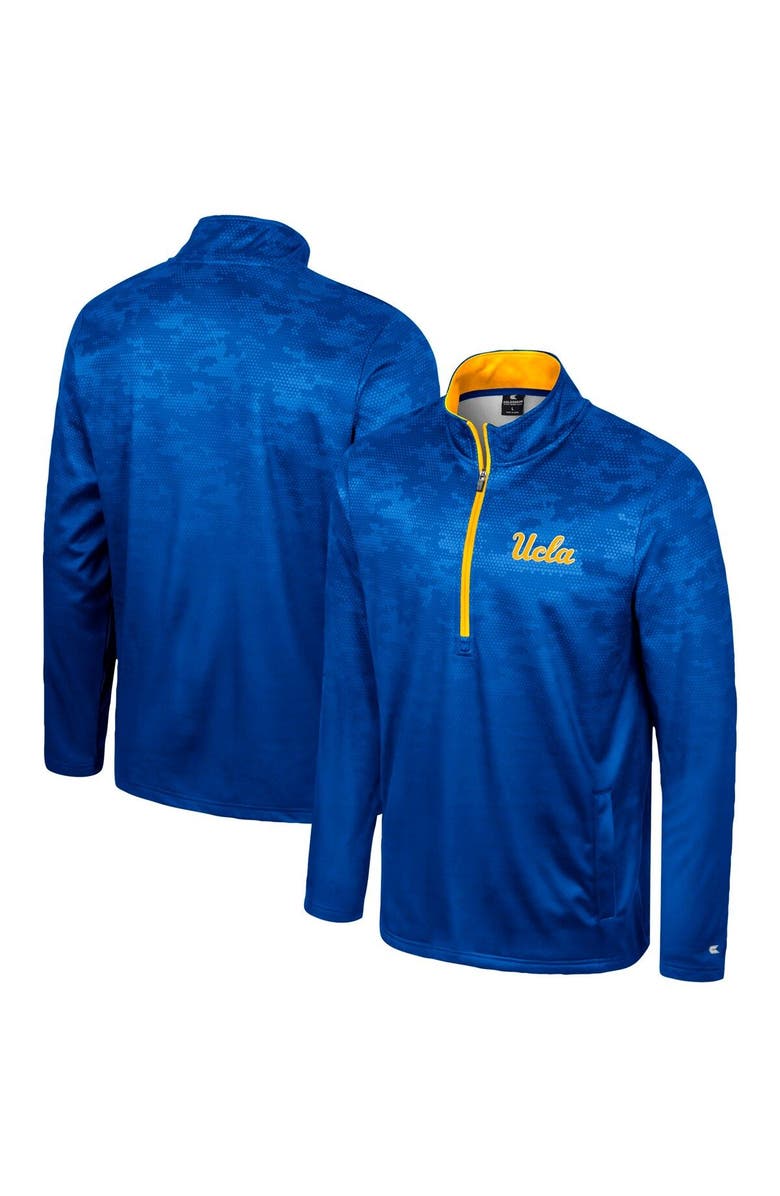 COLOSSEUM Men's Colosseum Blue UCLA Bruins The Machine Half-Zip Jacket, Main, color, Blue