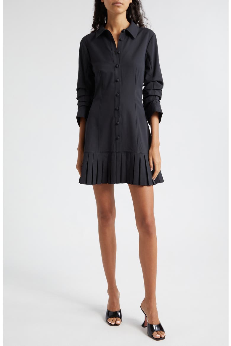 Lucilla Shirtdress, Main, color, BLACK
