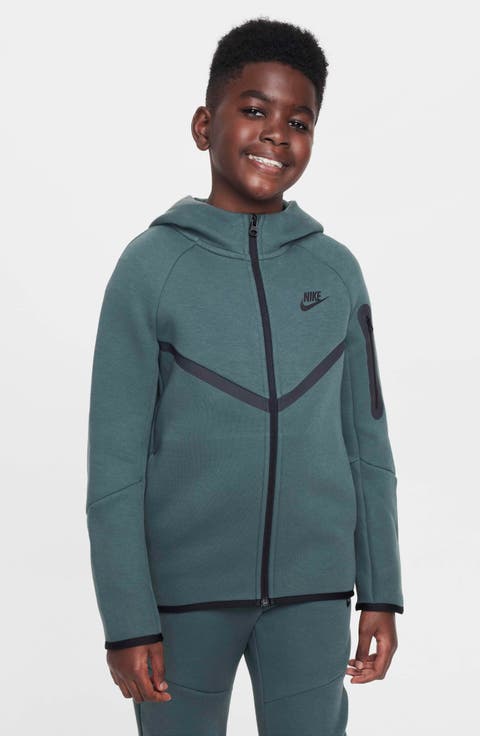 Leveret Kids Zipper Sweat Hoodie Uniform Green 14 Year : Target
