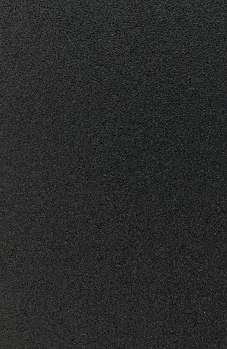 Nordstrom Oval Buckle Leather Belt, Alternate, color, Black