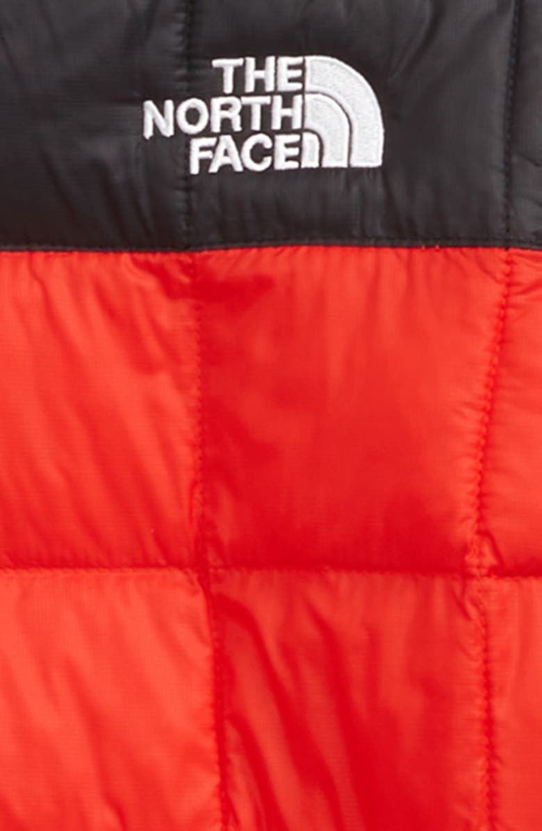 The North Face Kids' Thermoball Eco Water Repellent Hooded Puffer Jacket, Alternate, color, Fiery Red