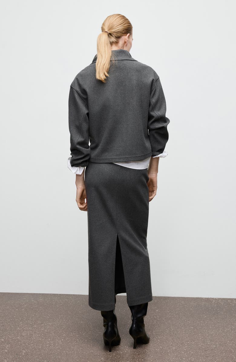 MANGO Opening Pencil Skirt, Alternate, color, 