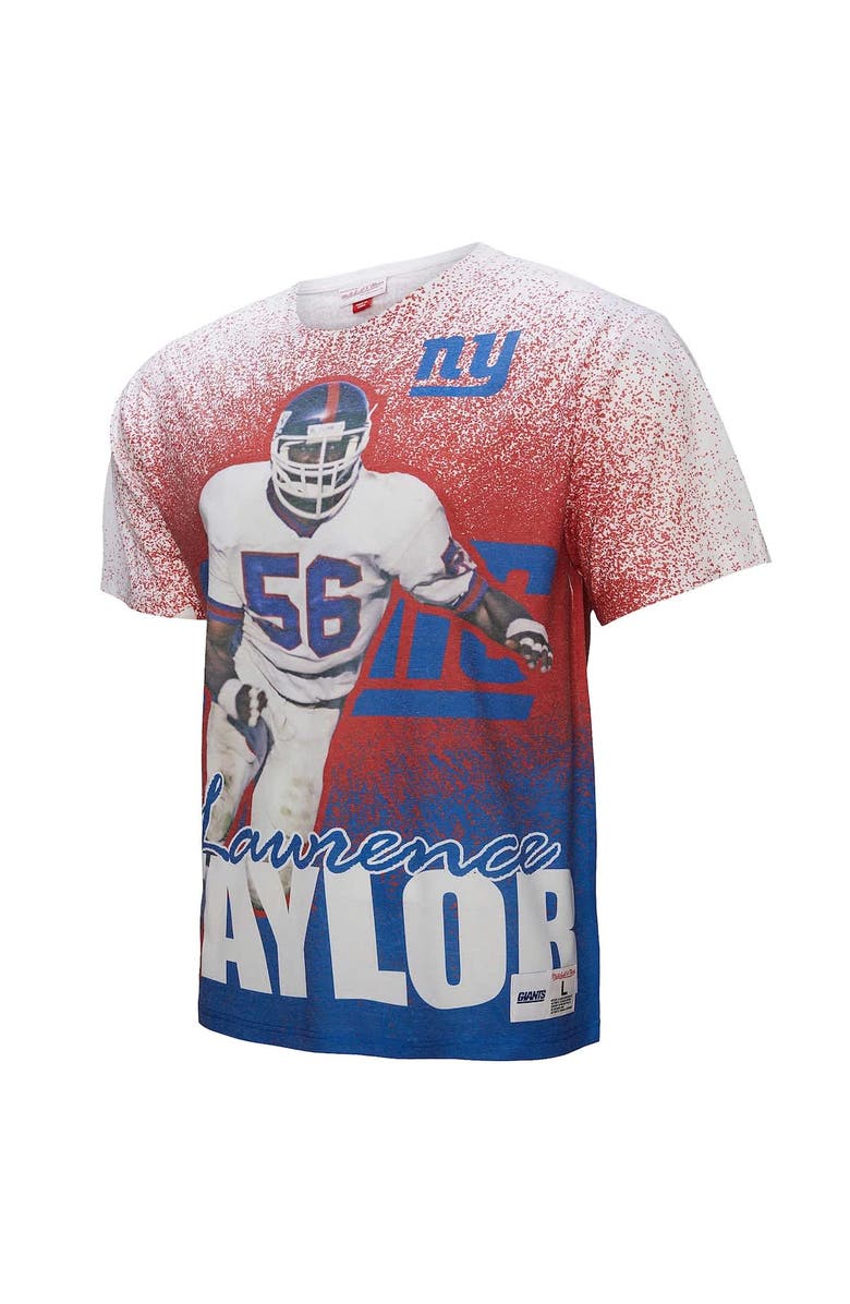 Mitchell & Ness Men's Mitchell & Ness Lawrence Taylor Gray New York Giants Burst Retired Player T-Shirt, Alternate, color, Gray