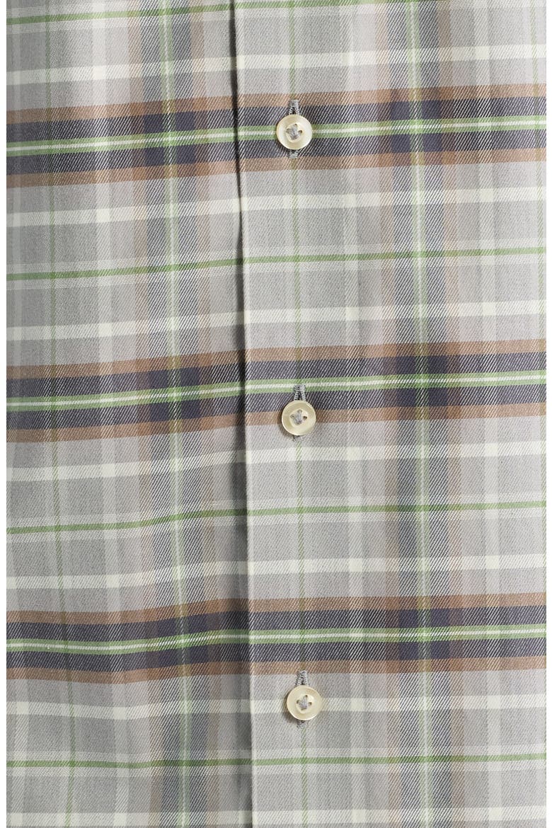 Lone Cypress Plaid Long Sleeve Button-Up Shirt, Alternate, color, LIGHT GRAY