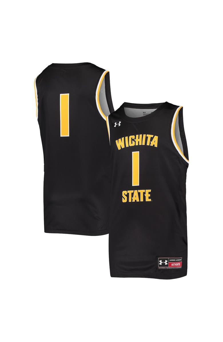 Under Armour Youth Under Armour #1 Black Wichita State Shockers Replica Basketball Jersey, Main, color, Black