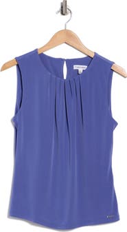 Calvin Klein Pleat Front Tank