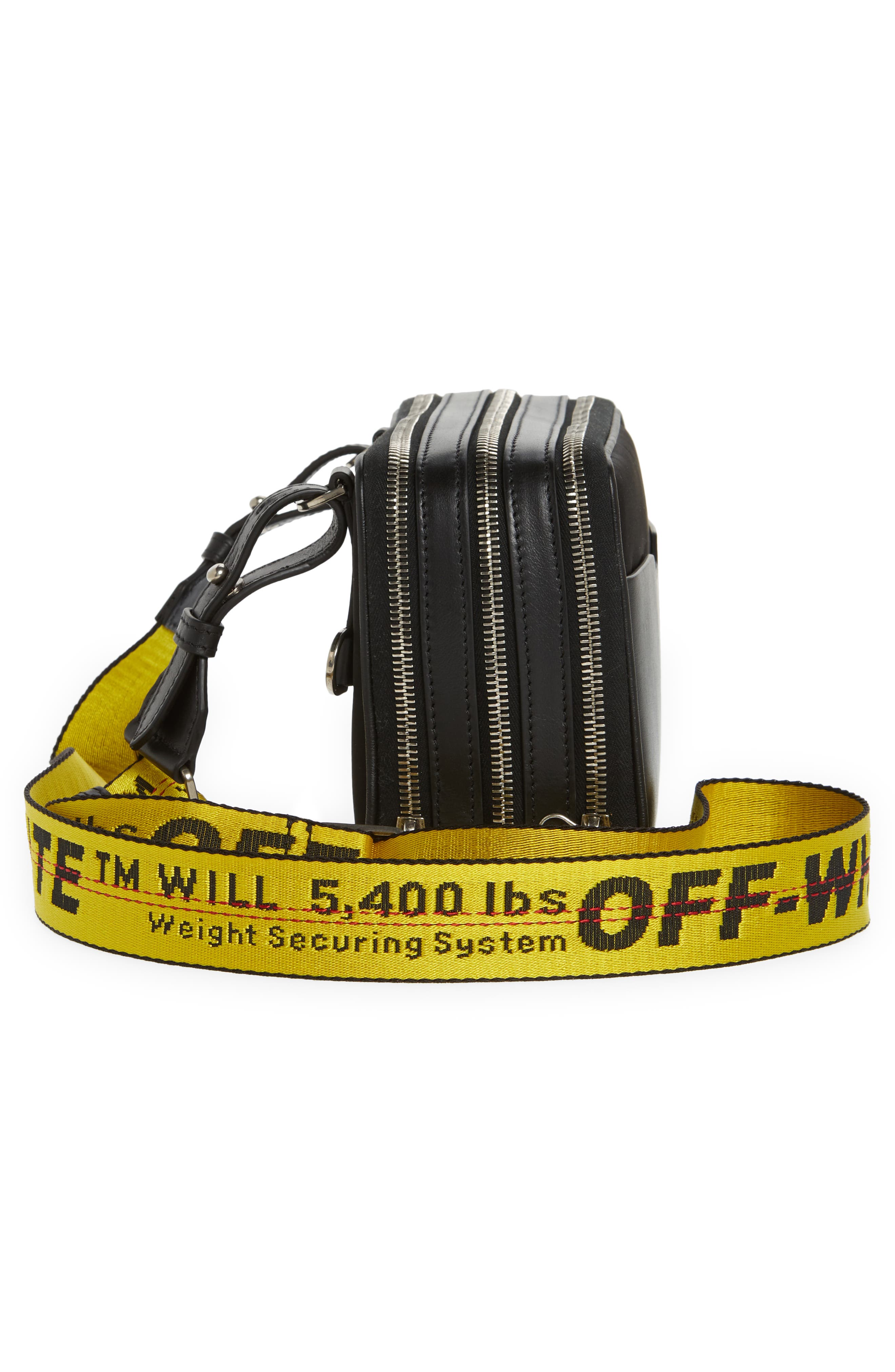 Off-White Logo Nylon Crossbody Bag, Alternate, color, 