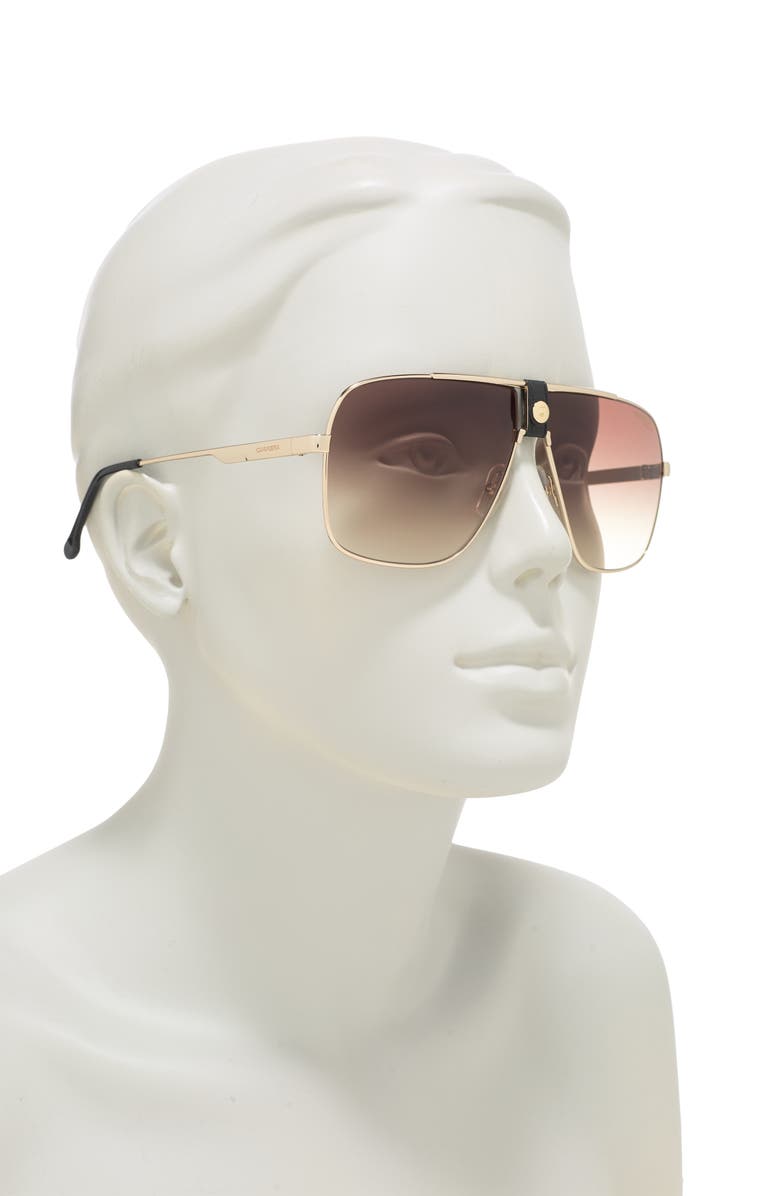 Carrera Eyewear 63mm Oversized Square Sunglasses, Alternate, color,