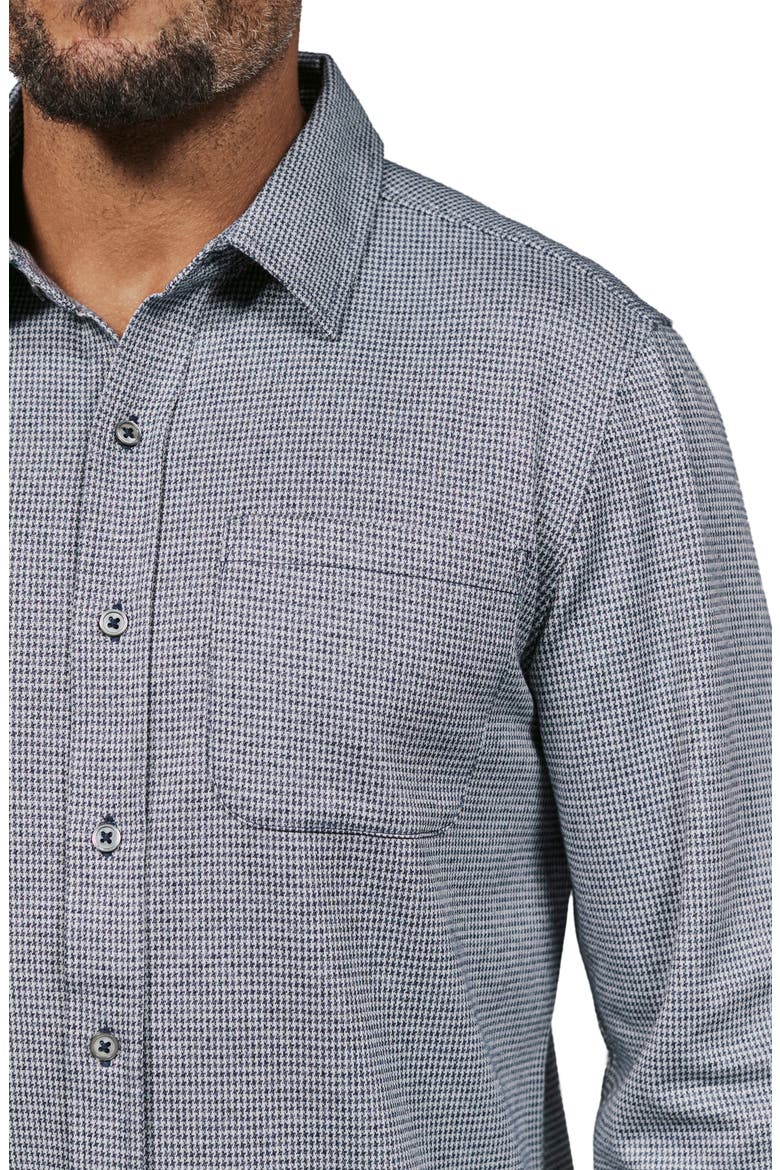 Generation Knit Button-Up Shirt, Alternate, color, BLUE