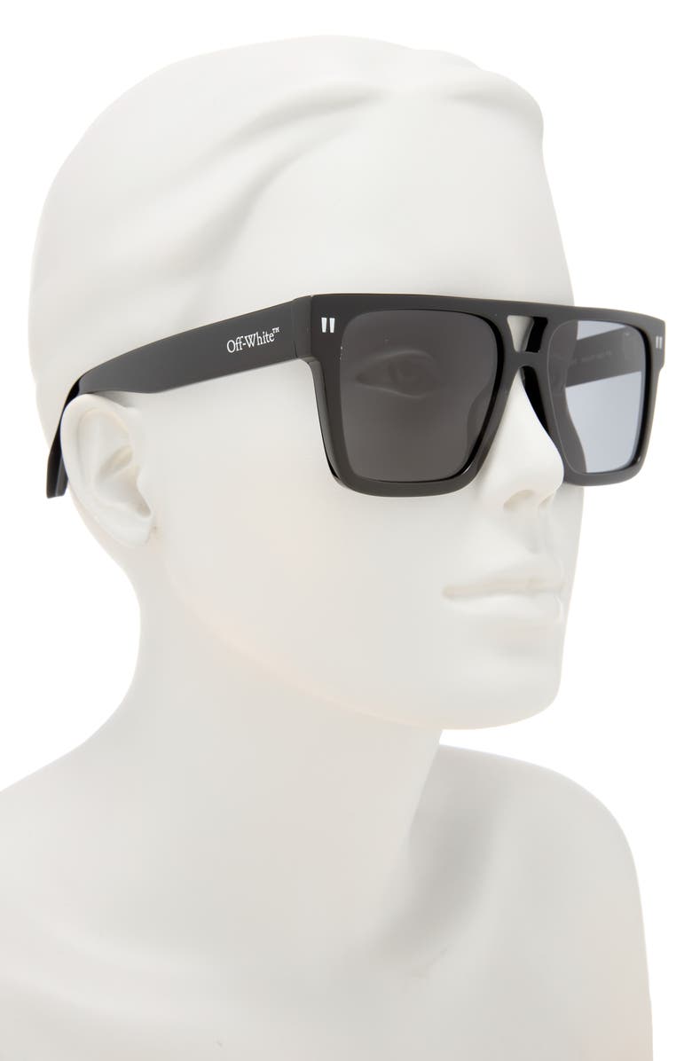 Off-White Springfield 56mm Navigator Sunglasses, Alternate, color,