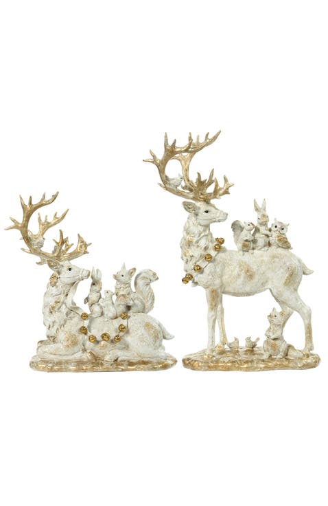 Deer and Friends, Set of 2