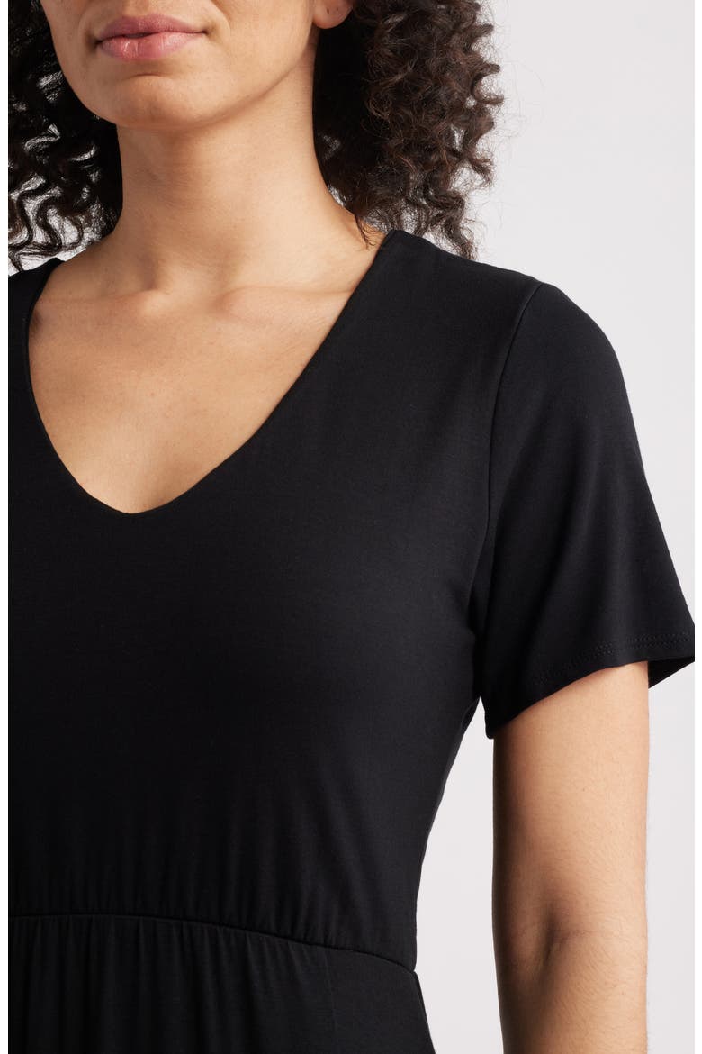 Midi Dress, Alternate, color, BLACK