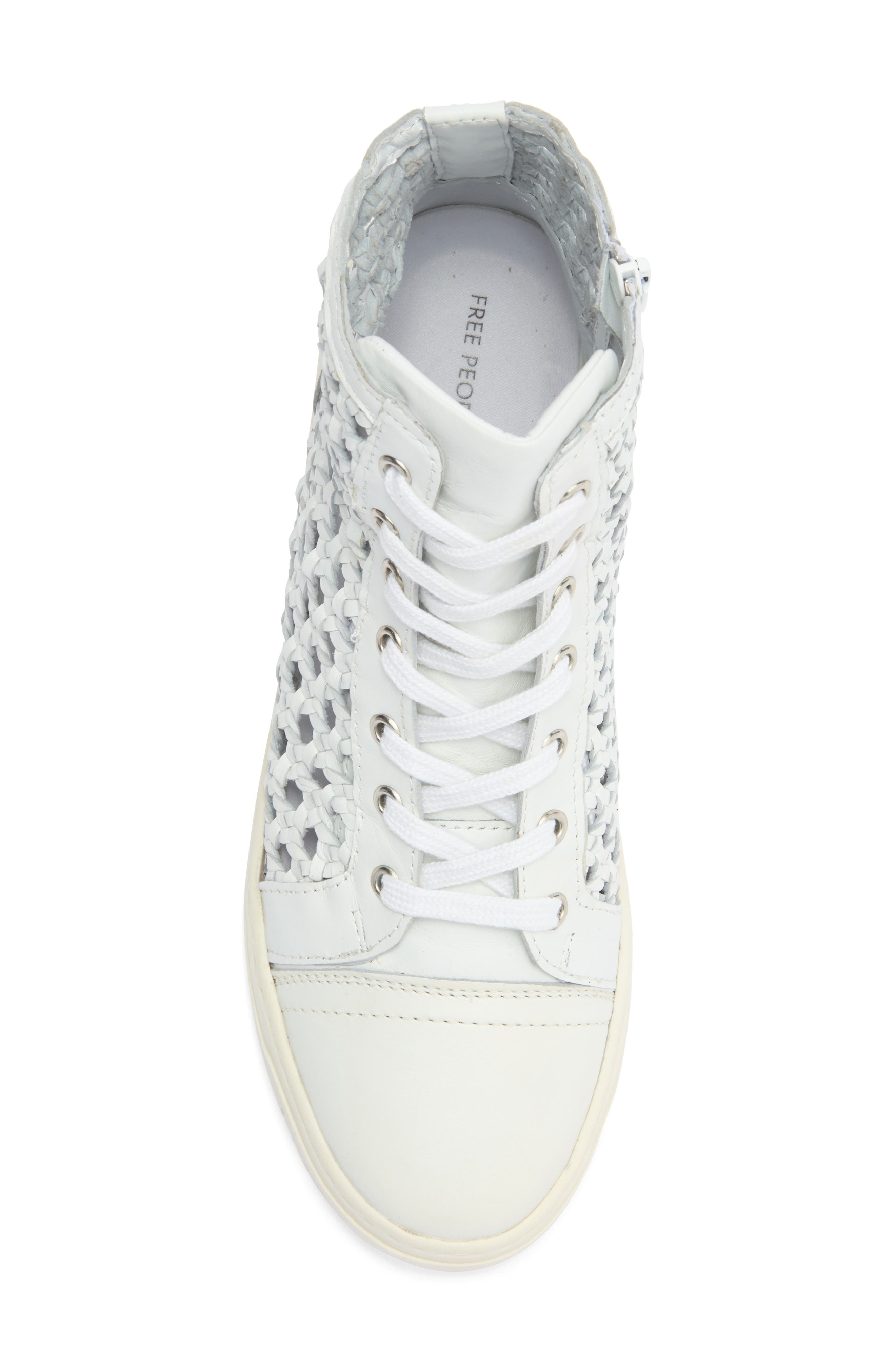 Free People Hayes High Top Sneaker, Alternate, color, Ivory