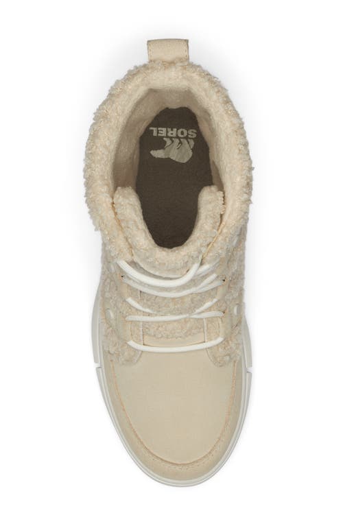 Sorel Explorer Next Joan Faux Shearling Waterproof Boot In Neutral