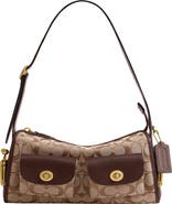 COACH The Coach Originals Turnlock Haversack Bag 27 in Signature Jacquard