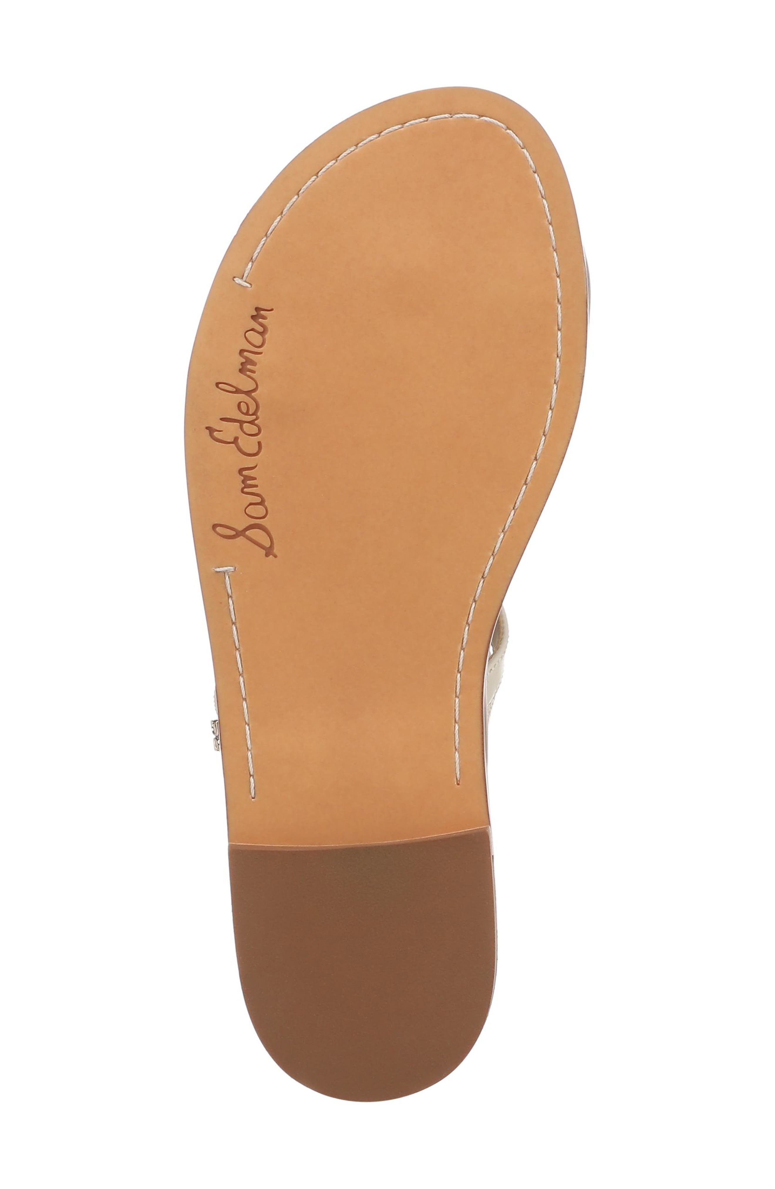 Sam Edelman Harlyn Toe Loop Slide Sandal, Alternate, color, Jute/ Modern Ivory