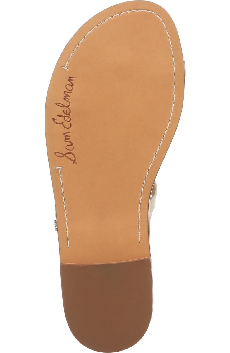 Sam Edelman Harlyn Toe Loop Slide Sandal, Alternate, color, Jute/ Modern Ivory