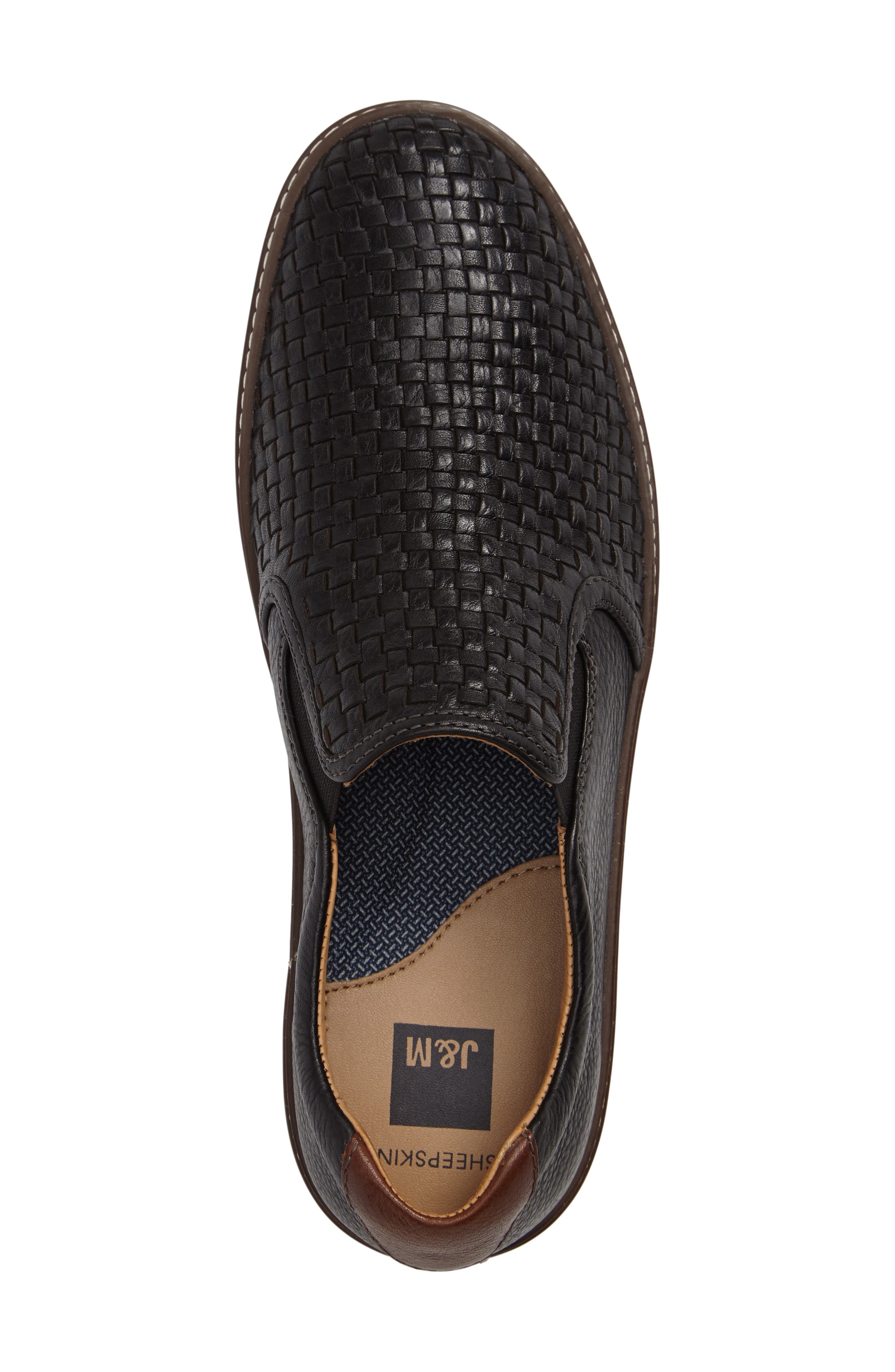 Johnston & Murphy McGuffey Woven Slip-On Sneaker, Alternate, color, 