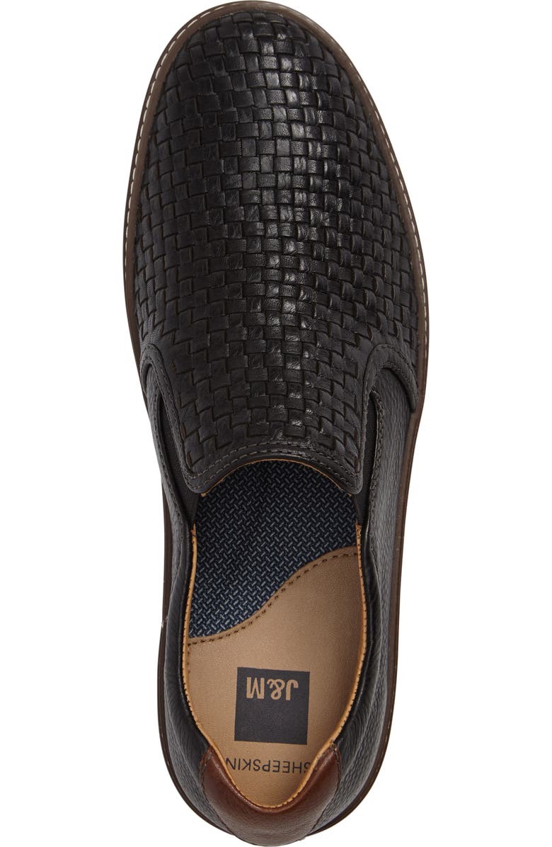 Johnston & Murphy McGuffey Woven Slip-On Sneaker, Alternate, color,